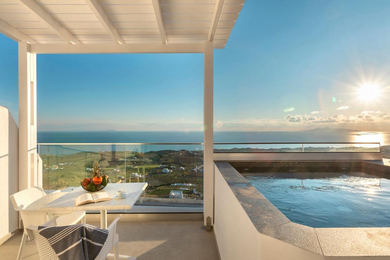 La Estrella 4 Suites With Sea View & 4 Prive Hot Tub Vourvoulos Luaran gambar