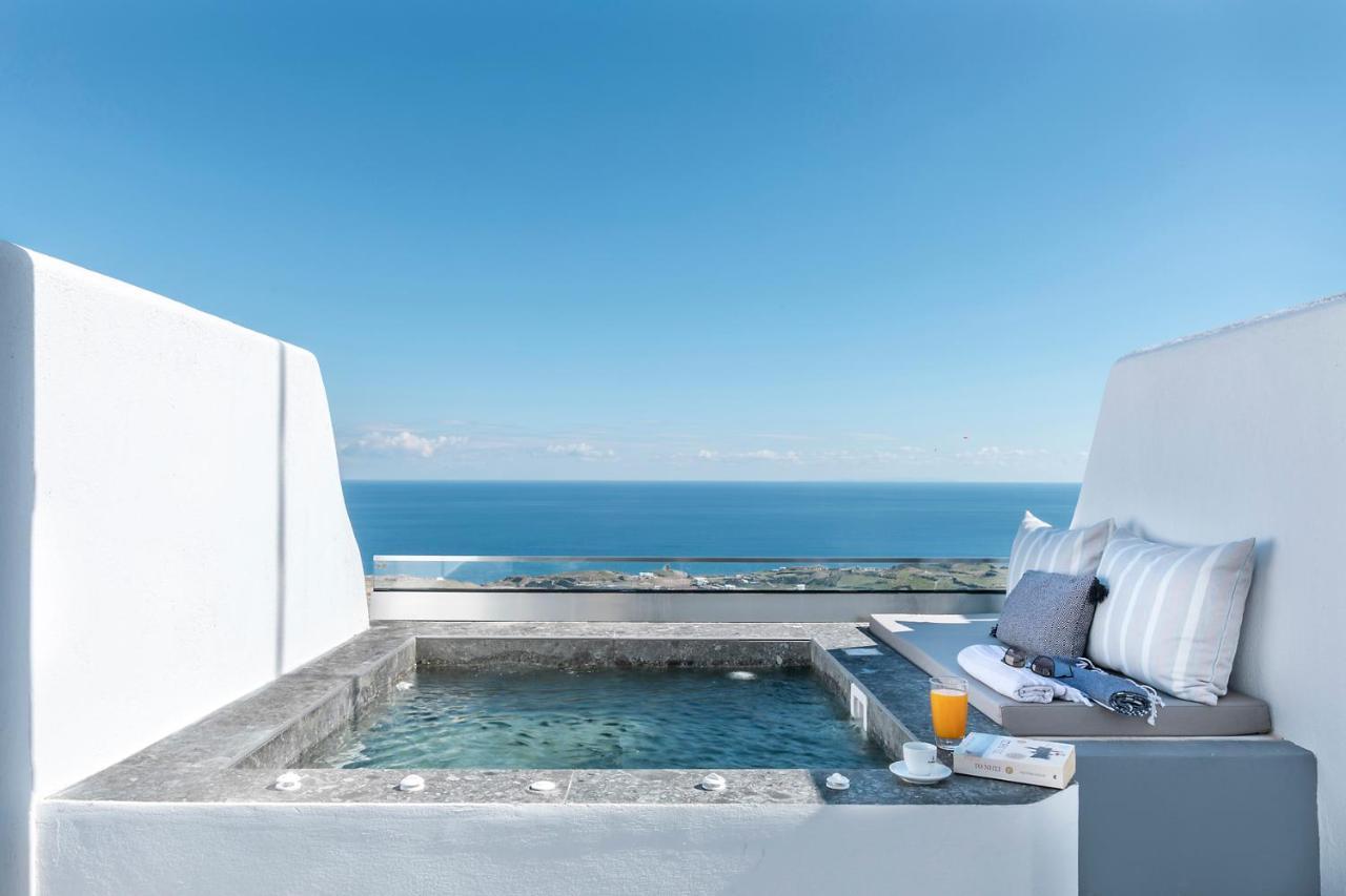 La Estrella 4 Suites With Sea View & 4 Prive Hot Tub Vourvoulos Luaran gambar
